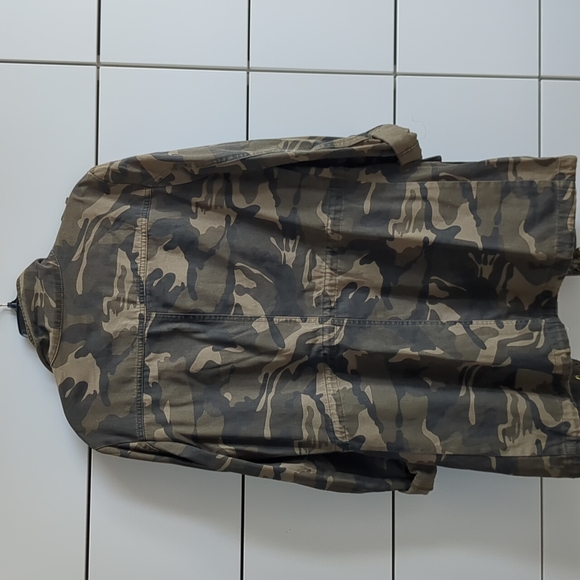 Dex camouflage cotton jacket, army green, size S/P - Picture 4 of 6